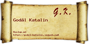 Godál Katalin névjegykártya